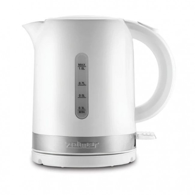 Zelmer ZCK7018 1-litre 1500W electric kettle, white Zelmer ZCK7018 1-litre 1500W electric kettle, white