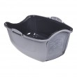 DIAMENTIQ BAYA light grey/dark grey - cat litter box - 55,5 x 40 x 38,7 cm