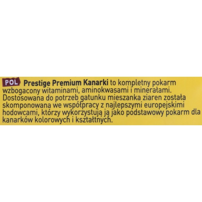 VERSELE LAGA Prestige Premium Canaries - Canary Food - 800 g VERSELE LAGA Prestige Premium Canaries - Canary Food - 800 g