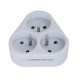 Esperanza ELK303W Electrical Splitter 3 sockets White Esperanza ELK303W Electrical Splitter 3 sockets White