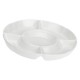 Convivio Round Snack Tray - White, 35.5 cm Convivio Round Snack Tray - White, 35.5 cm