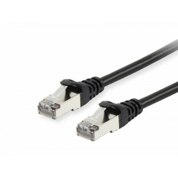 Equip Patchkabel Cat6A S/FTP 2xRJ45 25.00m schwarz LSZH Polybeutel