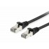 Equip Patchkabel Cat6A S/FTP 2xRJ45 25.00m schwarz LSZH Polybeutel