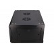 Extralink Rackmount cabinet 4U 600x450 Black wall mounted