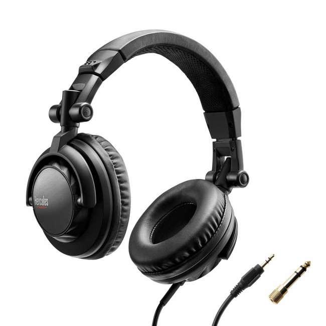 Hercules HDP DJ45 Headphones Wired Head-band Music Black Hercules HDP DJ45 Headphones Wired Head-band Music Black