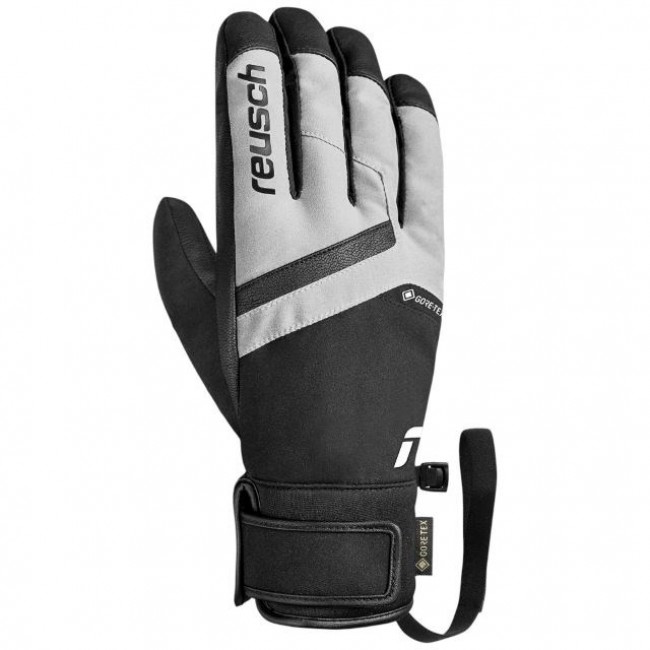 REUSCH BOOSTER GORE-TEX GLOVES SIZE 8.5 BLACK AND GREY