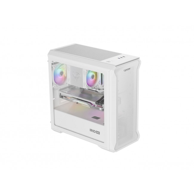 GENESIS Irid 503 Mini Tower Transparent, White