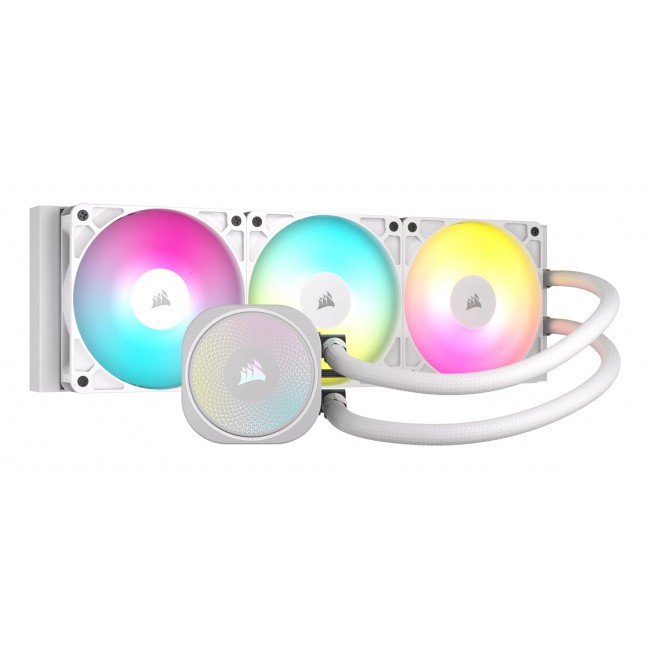 Corsair NAUTILUS 360 RS ARGB Liquid Processor All-in-one liquid cooler White 1 pc(s) Corsair NAUTILUS 360 RS ARGB Liquid Processor All-in-one liquid cooler White 1 pc(s)