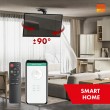 Maclean electric TV mount, ceiling mount, Tuya support, max. VESA 800x400, reg. in pos. +90 ~-90 , for TV 43-86 Maclean electric TV mount, ceiling mount, Tuya support, max. VESA 800x400, reg. in pos. +90 ~-90 , for TV 43-86