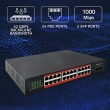 Qoltec Prze ącznik sieciowy SWITCH Gigabit Ethernet | 24x RJ45 | 2x SFP | 1000 Mb/s Qoltec Prze ącznik sieciowy SWITCH Gigabit Ethernet | 24x RJ45 | 2x SFP | 1000 Mb/s