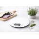 Esperanza EKS003W Electronic Kitchen Scale White Round
