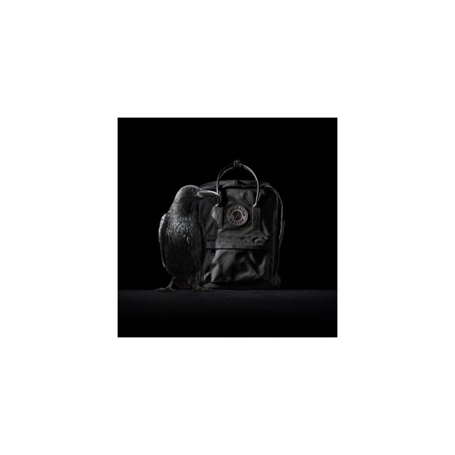 Fj llr ven Kanken No.2 backpack Casual backpack Black Cotton, Leather, Recycled polyester