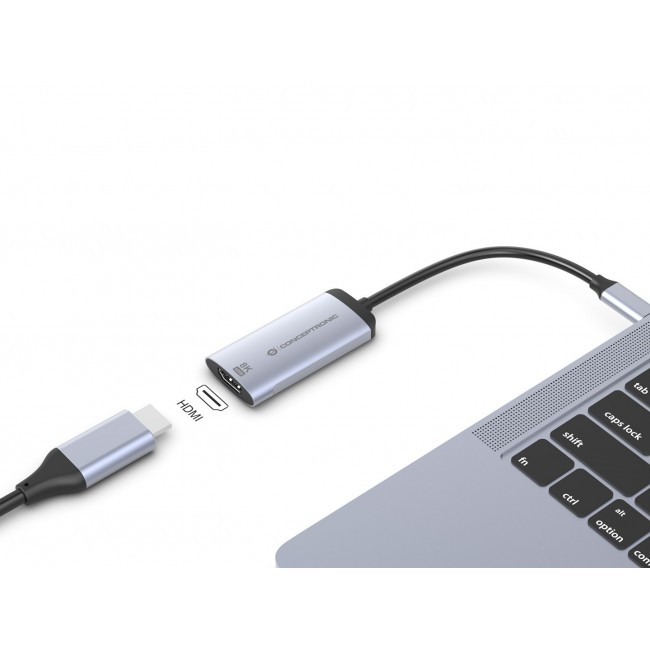 Conceptronic ABBY23G USB-C to HDMI 2.1 Adapter, 8K60Hz