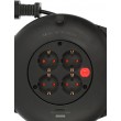 Brennenstuhl 1093900 power extension 10 m 4 AC outlet(s) Indoor Black