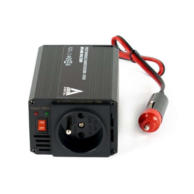 AZO Digital 24 VDC / 230 VAC Automotive Inverter IPS-400 400W AZO Digital 24 VDC / 230 VAC Automotive Inverter IPS-400 400W