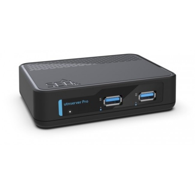 SEH utnserver Pro print server Ethernet LAN Black SEH utnserver Pro print server Ethernet LAN Black
