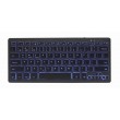 Gembird KB-BTRGB-01-DE keyboard Universal Bluetooth QWERTZ German Black