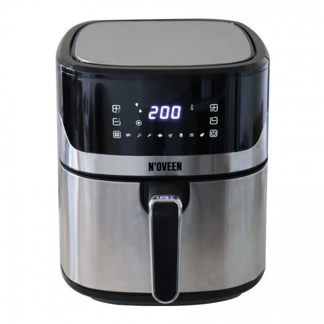Hot air fryer NOVEEN AF550 6.5 l 1600 W Black, Silver Hot air fryer NOVEEN AF550 6.5 l 1600 W Black, Silver