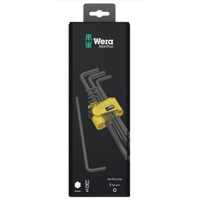 Wera 05133180001 hex key L-shaped hex key set Imperial 9 pc(s) Wera 05133180001 hex key L-shaped hex key set Imperial 9 pc(s)