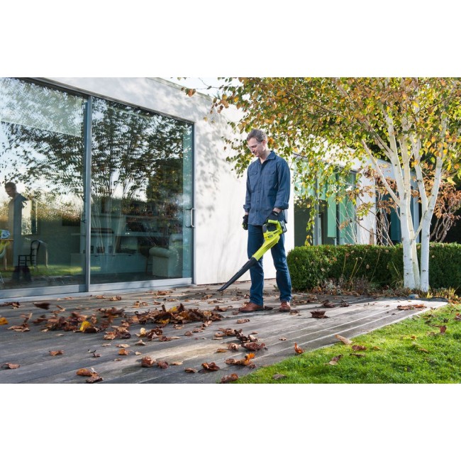 Ryobi OBL1820S cordless leaf blower 245 km/h Black, Green