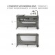 KinderKraft travel cot JOY 2 DARK GREY KinderKraft travel cot JOY 2 DARK GREY