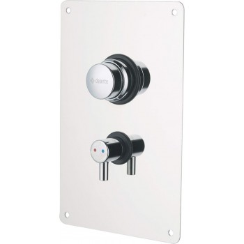 Concealed shower mixer - with temperature control