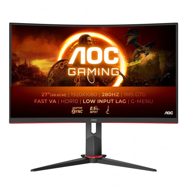 AOC G2 C27G2Z3/BK computer monitor 68.6 cm (27 AOC G2 C27G2Z3/BK computer monitor 68.6 cm (27
