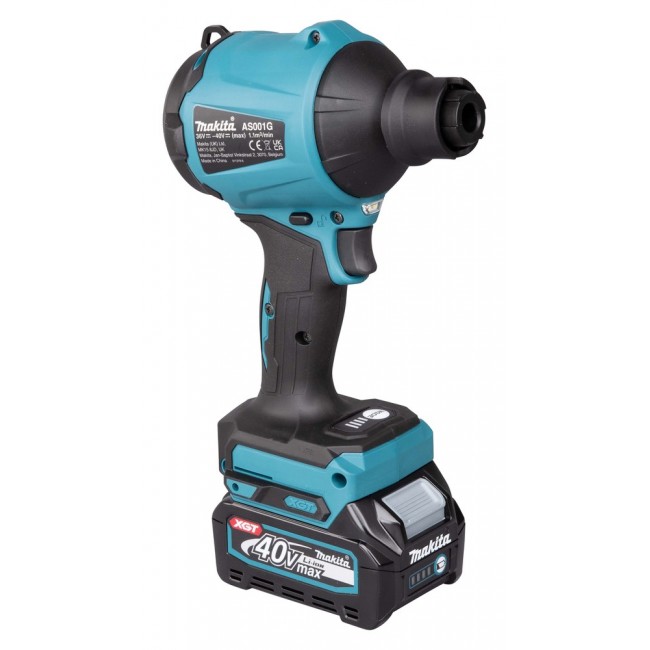 Makita AS001GZ cordless leaf blower Black, Blue 40 V
