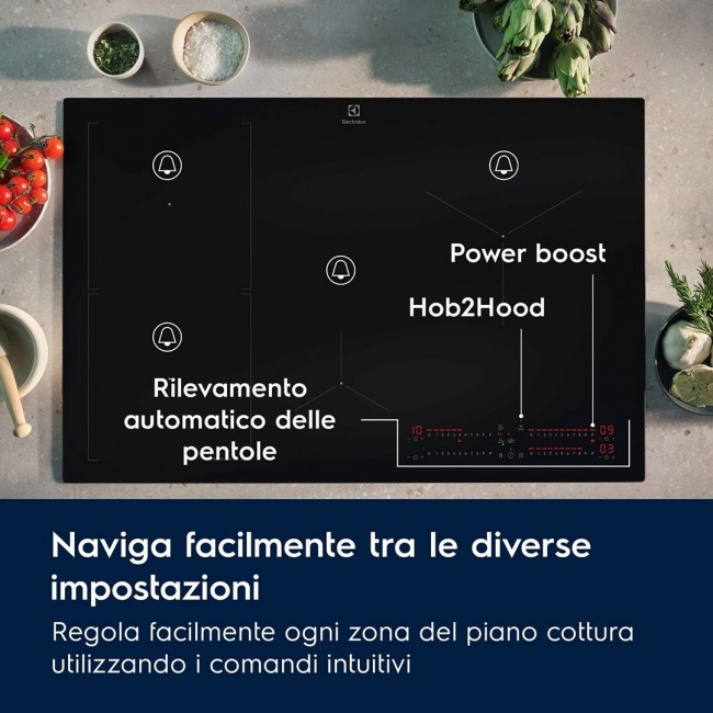 Electrolux Serie 700 EIS62453 Black Built-in 60 cm Zone induction hob 4 zone(s) Electrolux Serie 700 EIS62453 Black Built-in 60 cm Zone induction hob 4 zone(s)