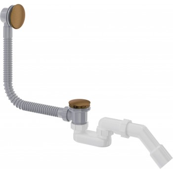 Click-clack bathtub siphon