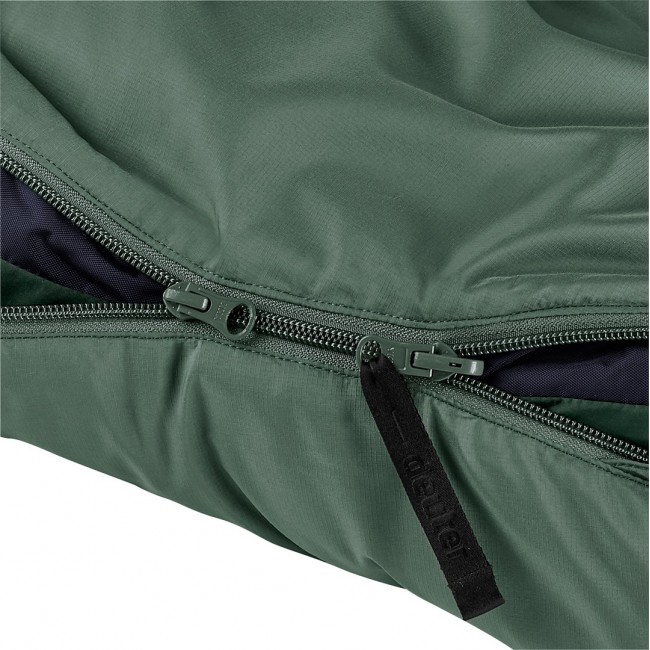 Deuter Orbit SL +5C/41F Adult Mummy sleeping bag Fabric, Polyethersulfone (PES), Ripstop Green
