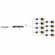 Techly HDMI 1x8 Extender Splitter over CAT6/6a/7 50m with IR pass-back IDATA EX-HL81TY