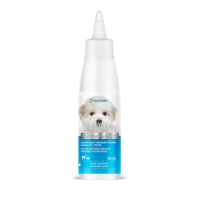 EUROWET eye liquid - eye cleaning liquid for dogs and cats - 100 ml EUROWET eye liquid - eye cleaning liquid for dogs and cats - 100 ml