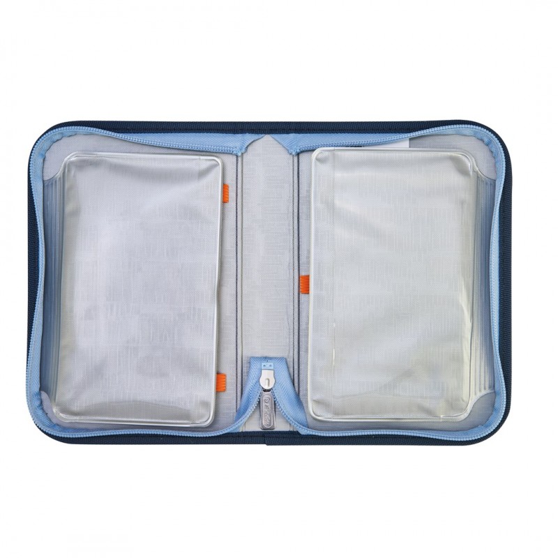 Herlitz Loop Plus TechMech school bag set Boy Polyester Blue, Orange