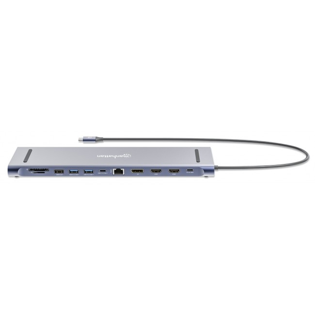 Docking Station 12-in-1 4K HDMI DP USB-A