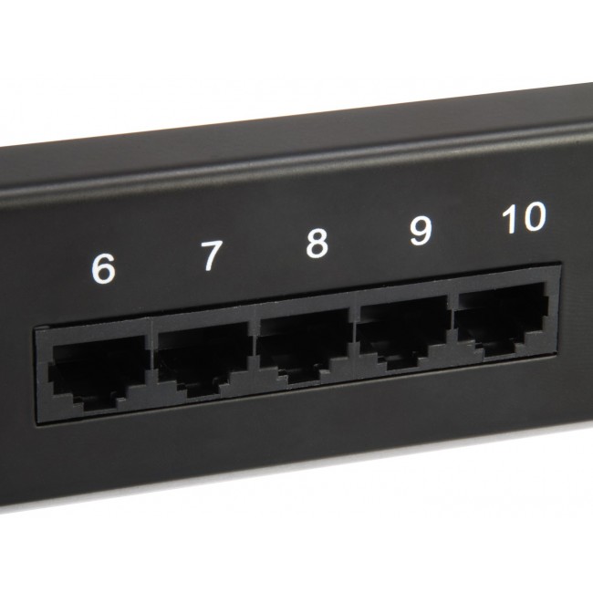 Equip 25-Port Cat.3 RJ45 ISDN Patch Panel, Black Equip 25-Port Cat.3 RJ45 ISDN Patch Panel, Black