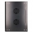 Extralink Rackmount cabinet 6U 600x450 Black wall mounted