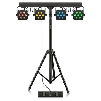 Behringer STAGE TRI LED BUNDLE ST1 Zestaw 4xLEDPAR z kontrolerem + statyw