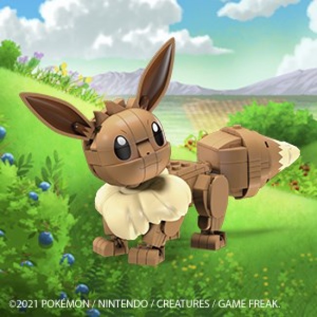 MEGA Pok mon Building Toy Kit Eevee with 1 Action Figure (215 Pieces) for Kids MEGA Pok mon Building Toy Kit Eevee with 1 Action Figure (215 Pieces) for Kids