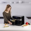 Taurus Air Fry Digital Duo Double 9 L 2200 W Hot air fryer Black Taurus Air Fry Digital Duo Double 9 L 2200 W Hot air fryer Black