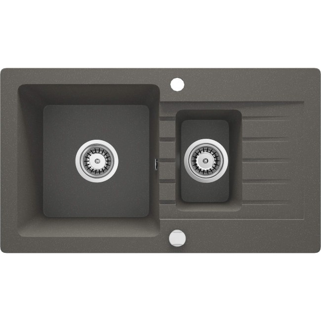 1.5-bowl granite sink with drainer 1.5-bowl granite sink with drainer