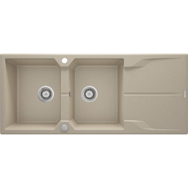 Granite 2-bowl sink with drainer Granite 2-bowl sink with drainer