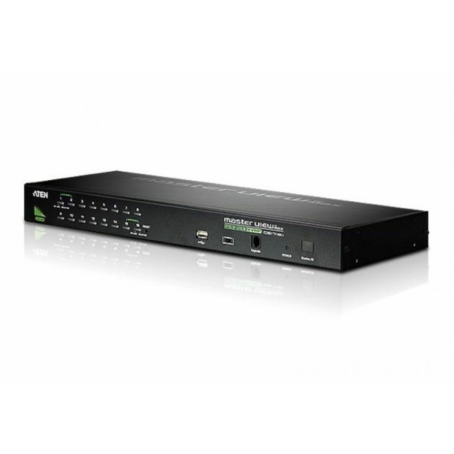 ATEN 16-Port USB - PS/2 VGA KVM Switch with USB Peripheral port ATEN 16-Port USB - PS/2 VGA KVM Switch with USB Peripheral port