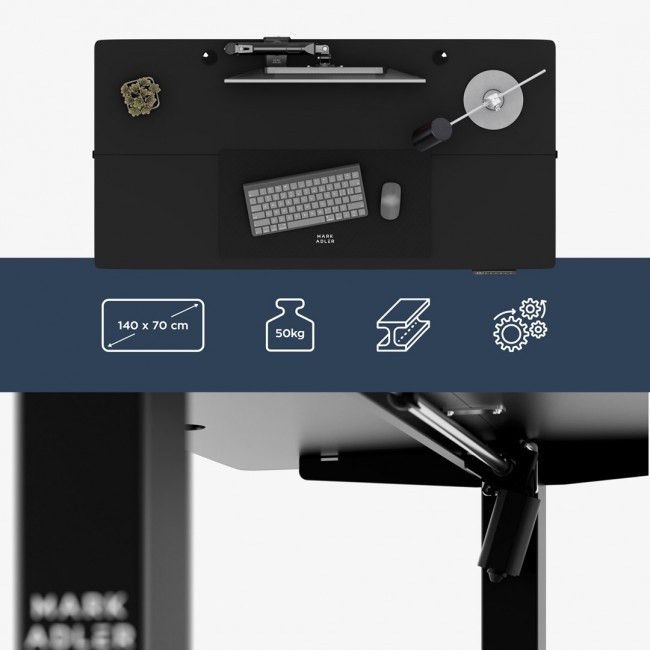 Electric desk Leader 7.3 Black