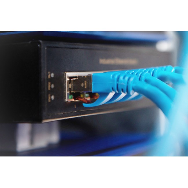 Digitus 8 port Gigabit Ethernet network switch, industrial, unmanaged