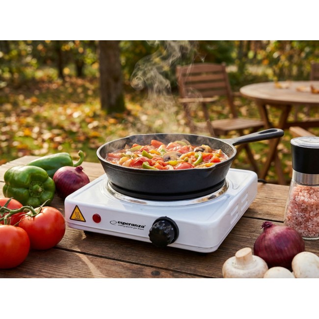 Esperanza EKH002W hob Black,White Countertop Sealed plate 1 zone(s)