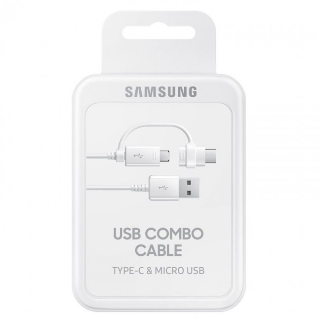 Samsung EP-DG930 USB cable 1.5 m USB 2.0 USB A USB C/Micro-USB B White