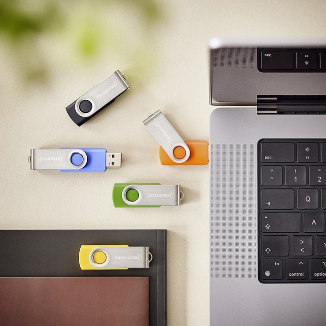 Intenso 5 x USB flash drive Office Line, 32 GB, USB-A, 3.2 Gen 1x1, assorted colors