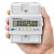 Qoltec 50980 Three-phase electronic meter with reset | DIN rail energy consumption meter | 400V | 100A | LCD | LED | 4P
