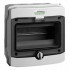 PLASTIC INSTALLATION ENCLOSURE IP65 surface-mounted, 1x6 modules. PHS 6T NOARK 113262